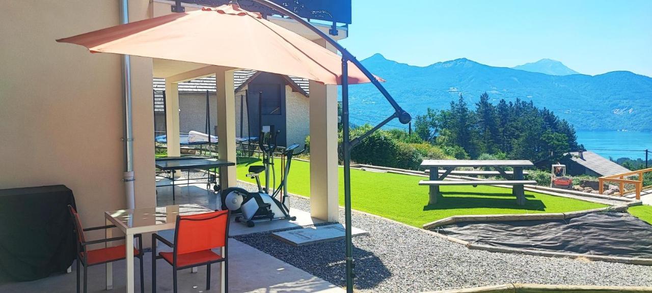 Chambre 2 Vue Lac Av Piscine Prunières Exteriér fotografie